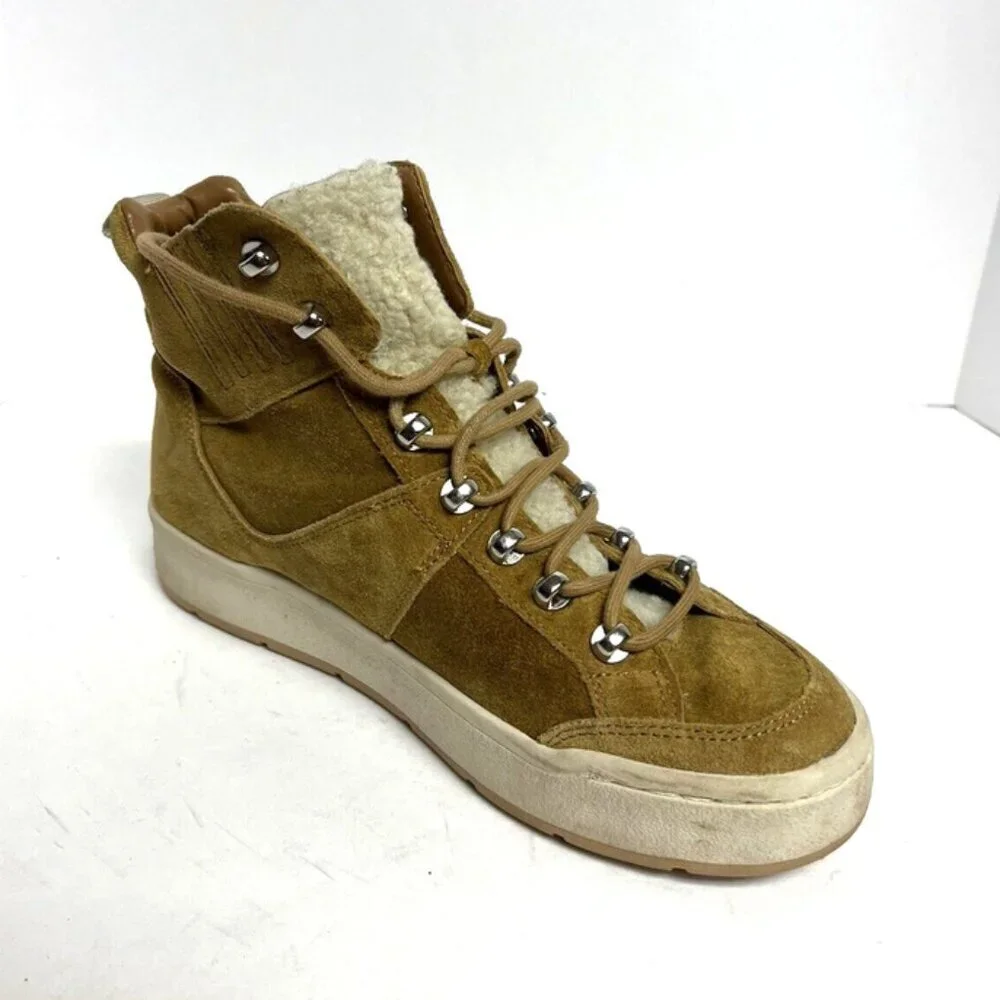 Marc Fisher Womens Mally Sneaker Suede 10 M